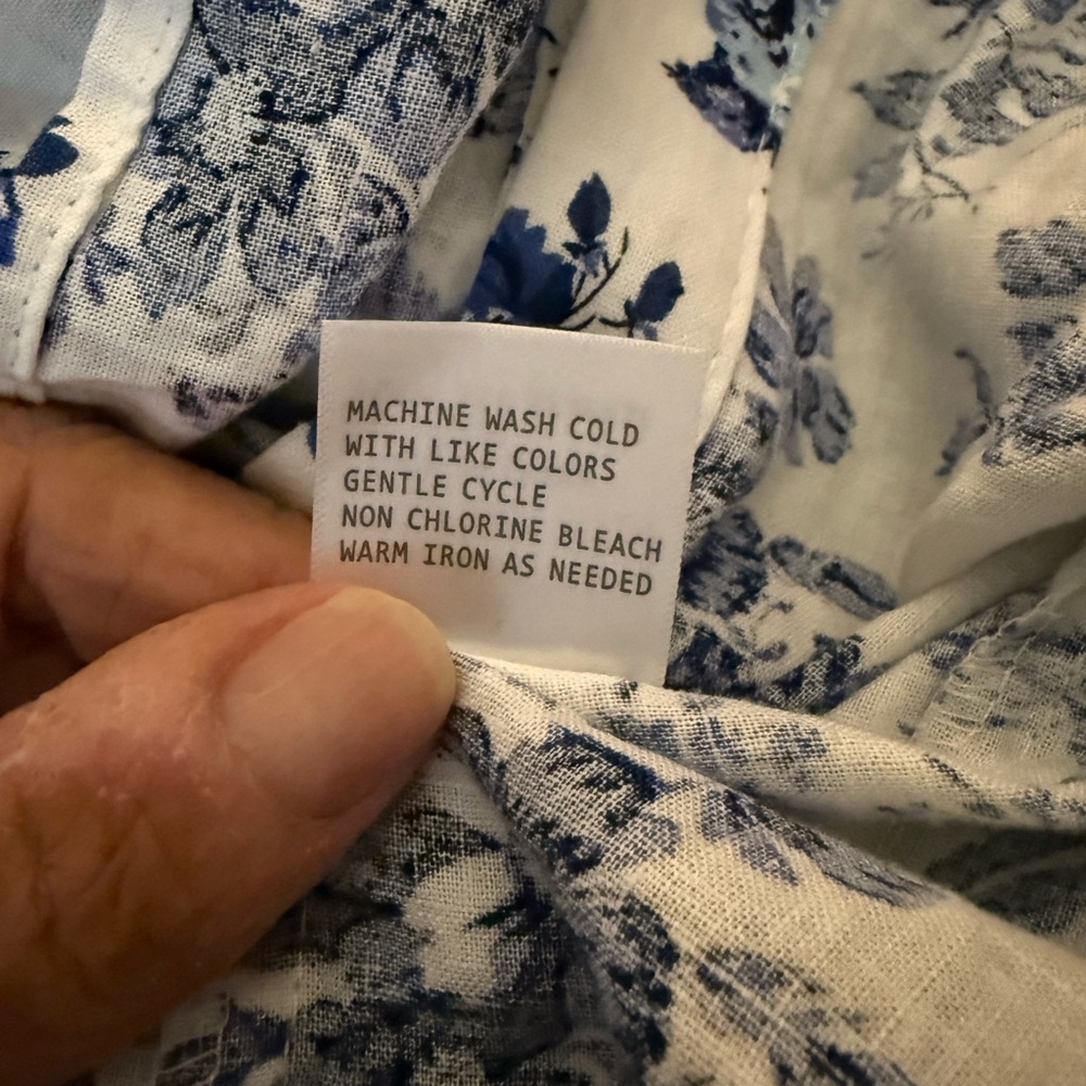 cupcakes & cashmere Blue Floral Blouse - Picture 11 of 11